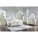  Coaster Furniture Evangeline 223391KE Wood Eastern King LED Panel Bed - Silver Oak IMAGE 8
