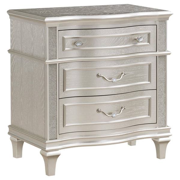 Coaster Furniture Evangeline 3-Drawer Nightstand 223392 IMAGE 1