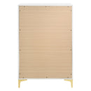  Coaster Furniture Kendall 224405 5-Drawer Bedroom Chest - White IMAGE 4