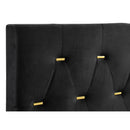  Coaster Furniture Kendall 224451KE Upholstered Eastern King Panel Bed - Black IMAGE 5