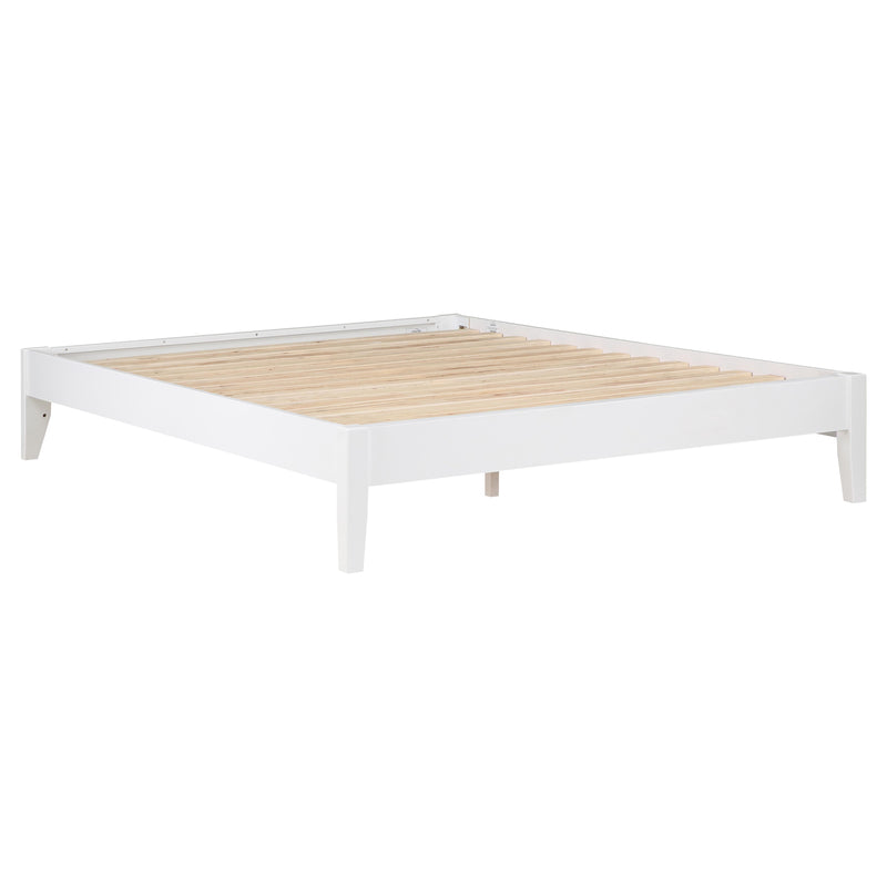  Coaster Furniture Hounslow 306128Q Queen Universal Platform Bed - White IMAGE 3