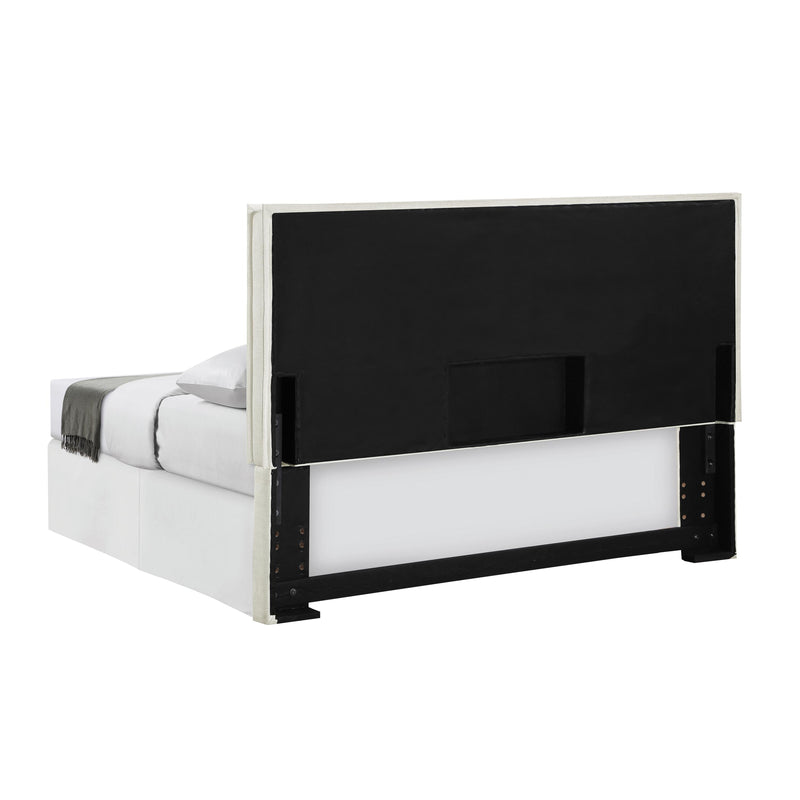  Coaster Furniture Izzy 315985K Upholstered King Panel Headboard - Sand IMAGE 5