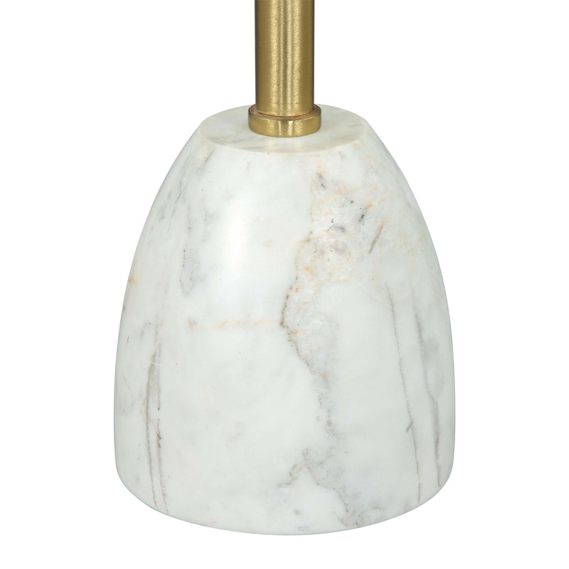 Zuo Cynthia 109562 Side Table - White & Gold IMAGE 4