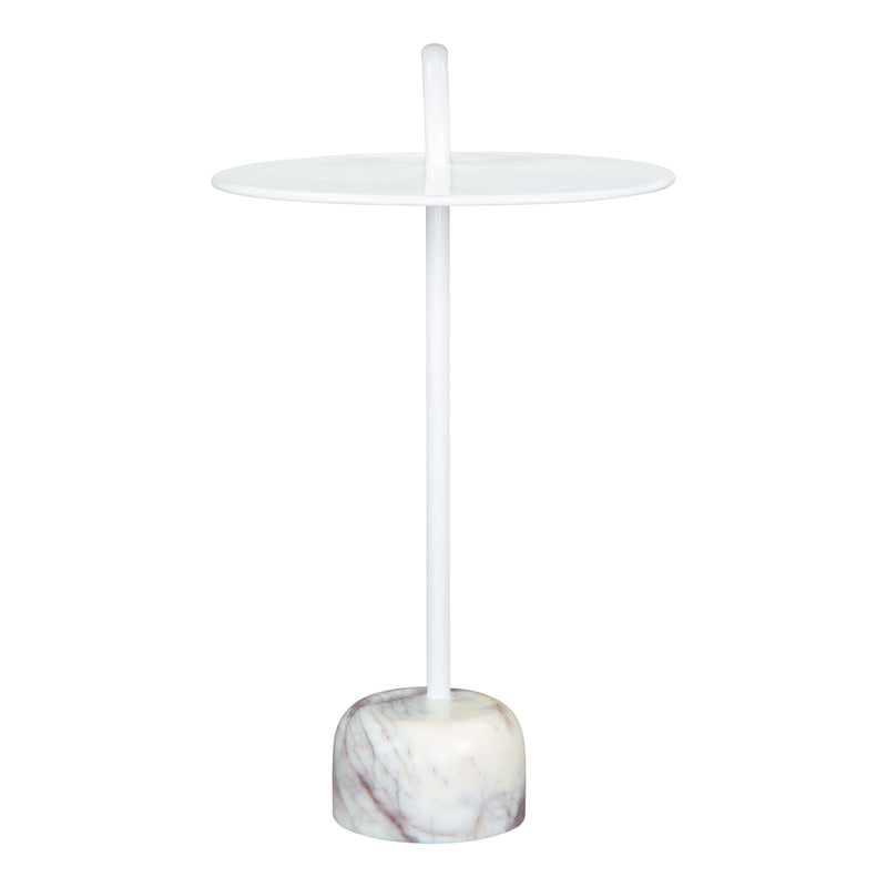 Zuo Will 109563 Side Table - White IMAGE 4