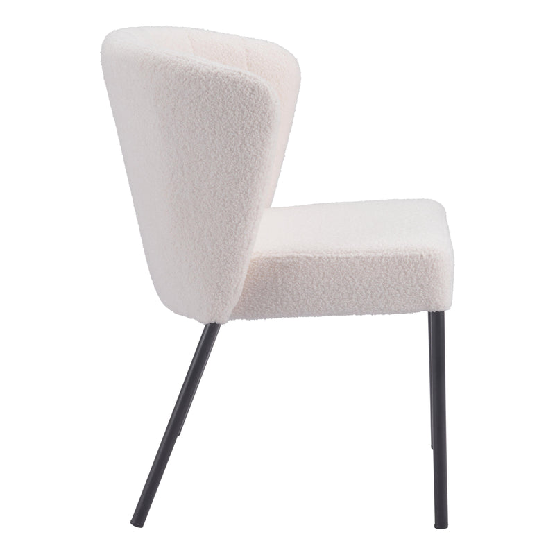 Zuo Aimee 109677 Dining Chair - Cream IMAGE 2