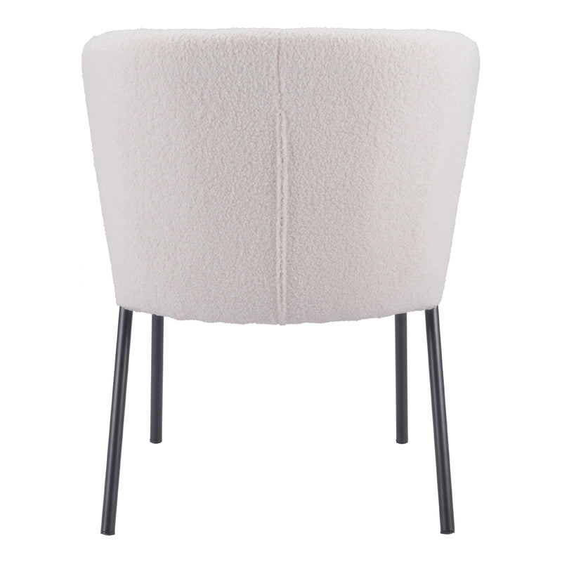 Zuo Aimee 109677 Dining Chair - Cream IMAGE 4