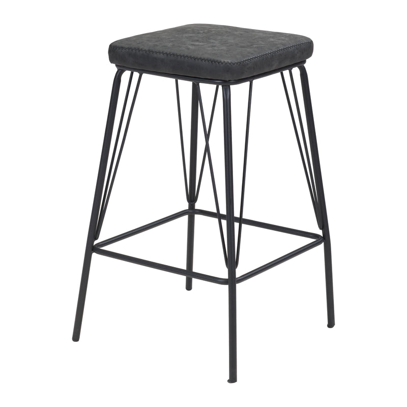 Zuo Samuel 109512 Counter Stool - Vintage Black IMAGE 4