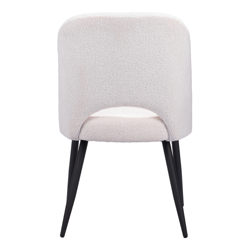 Zuo Teddy 109325 Dining Chair - Ivory IMAGE 4