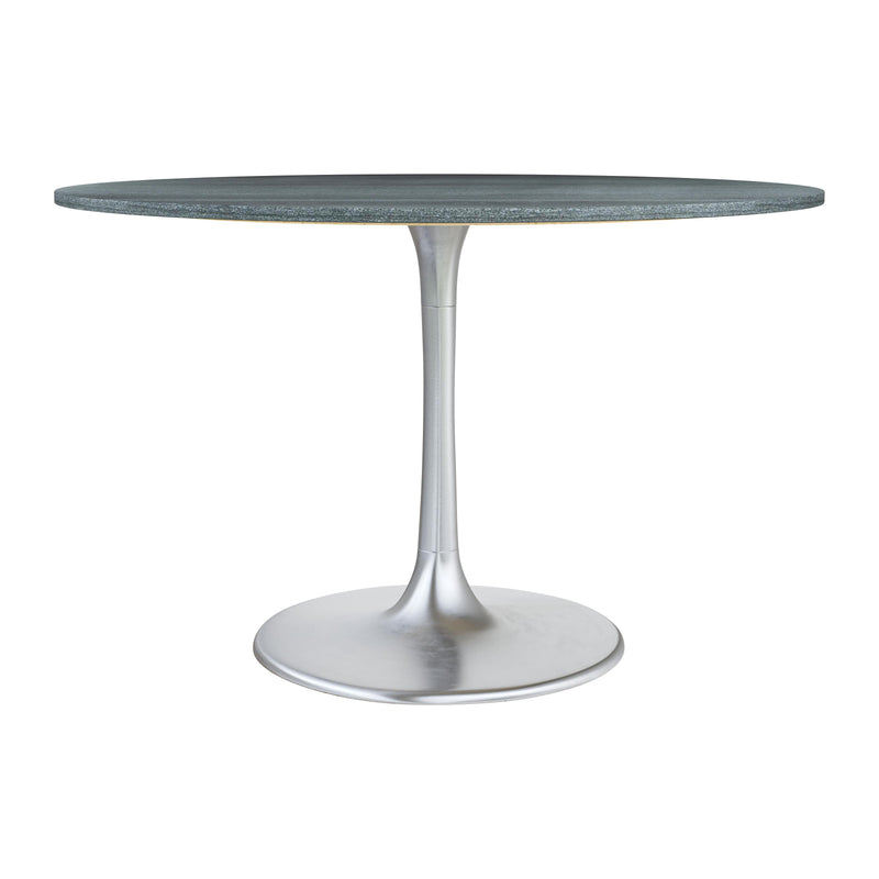 Zuo Metropolis 109445 Dining Table - Grey & Silver IMAGE 2