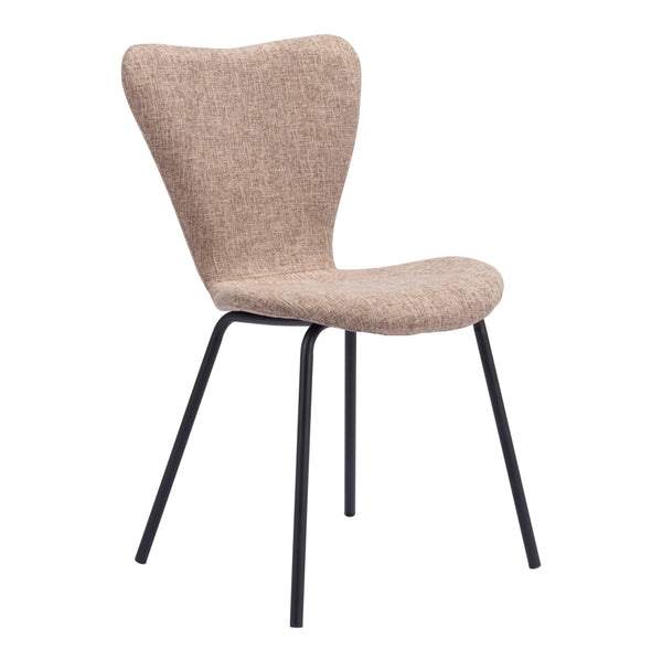 Zuo Tollo 109628 Dining Chair - Brown IMAGE 1