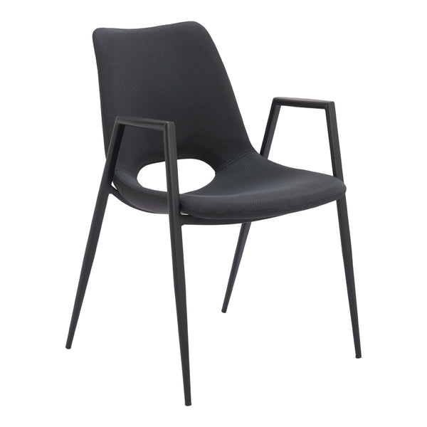 Zuo Desi 109534 Dining Chair - Black IMAGE 1