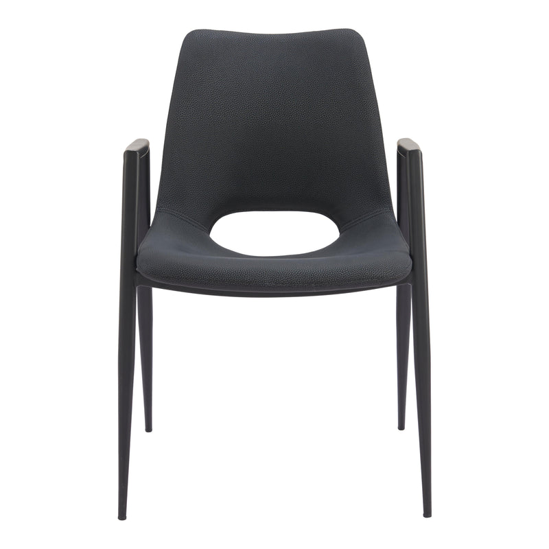 Zuo Desi 109534 Dining Chair - Black IMAGE 3