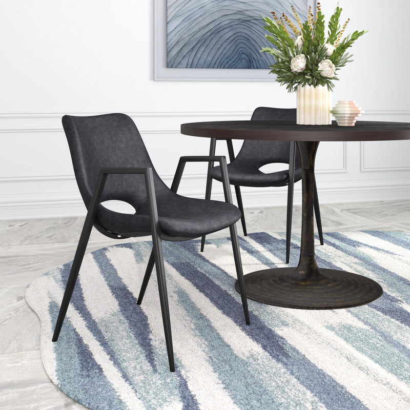 Zuo Desi 109534 Dining Chair - Black IMAGE 8