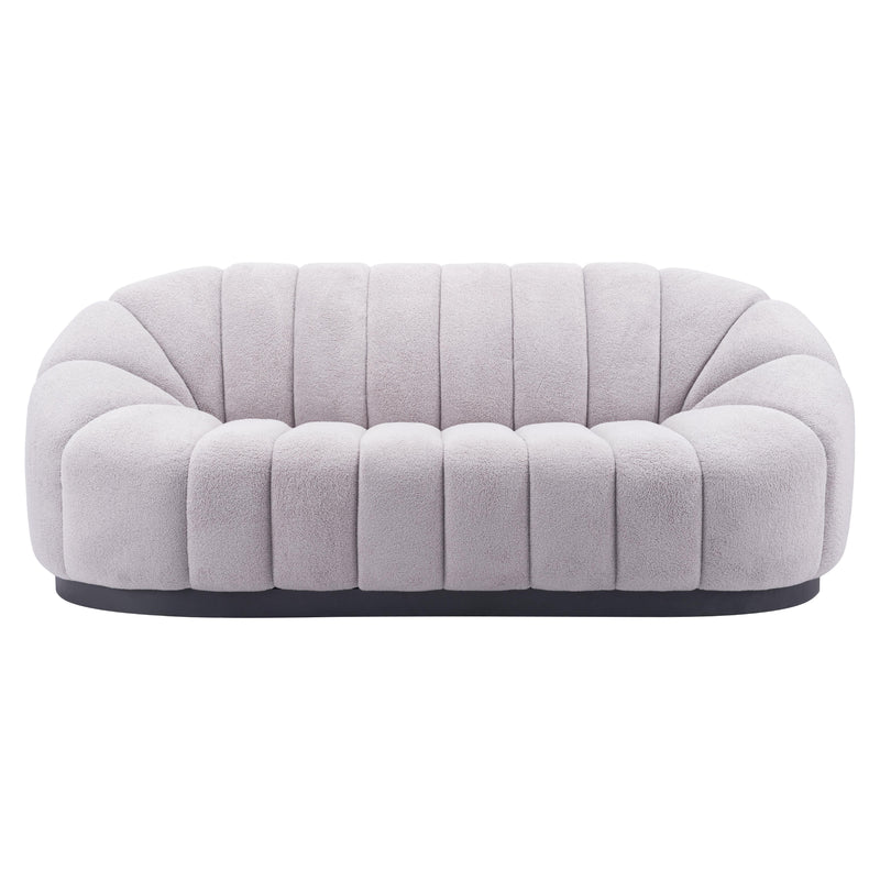 Zuo Bhutan 109342 Sofa - Light Grey IMAGE 3