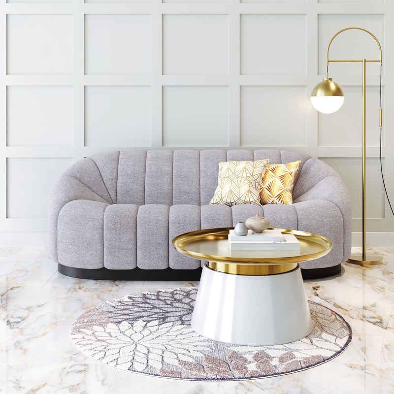 Zuo Bhutan 109342 Sofa - Light Grey IMAGE 8