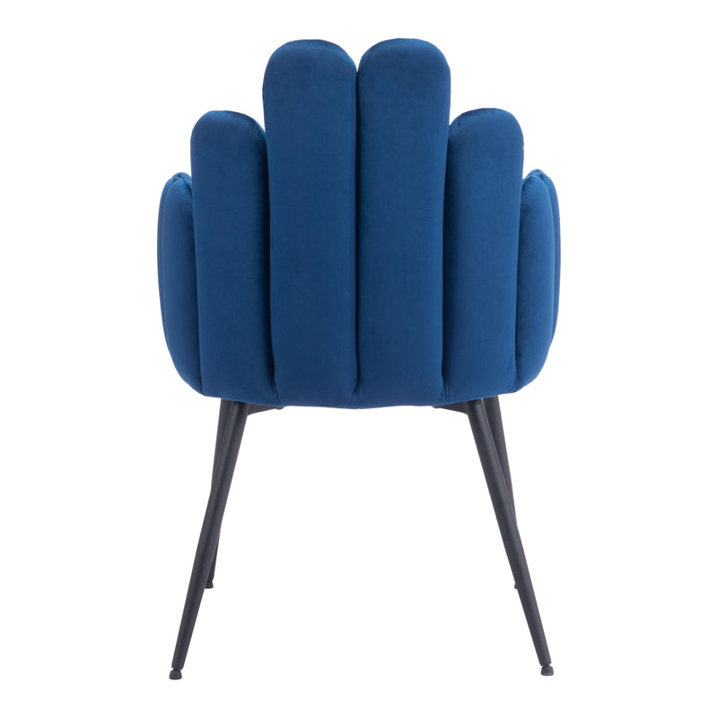 Zuo Noosa 109654 Dining Chair - Navy Blue IMAGE 4