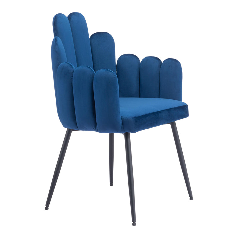 Zuo Noosa 109654 Dining Chair - Navy Blue IMAGE 6