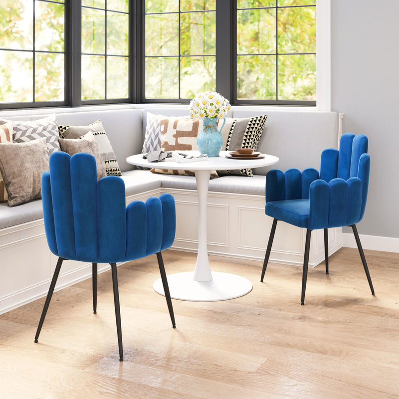 Zuo Noosa 109654 Dining Chair - Navy Blue IMAGE 9