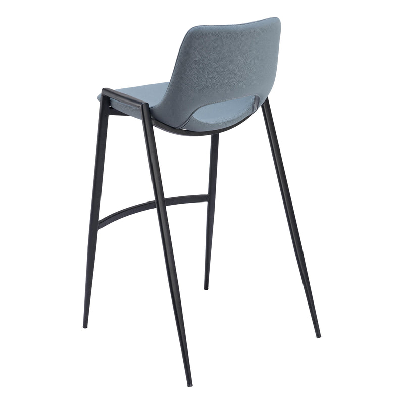 Zuo Desi 109542 Barstool - Azure Grey IMAGE 5
