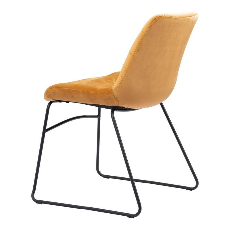 Zuo Tammy 109335 Dining Chair - Yellow IMAGE 5