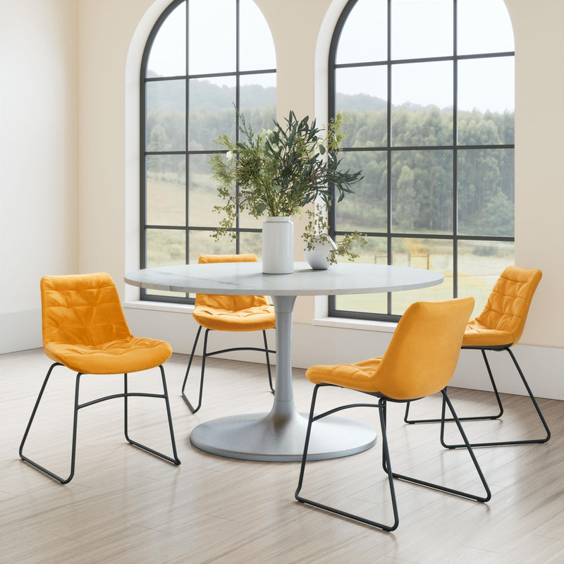 Zuo Tammy 109335 Dining Chair - Yellow IMAGE 9