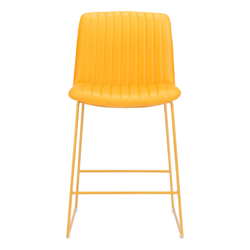 Zuo Mode 109480 Counter Stool - Yellow IMAGE 3