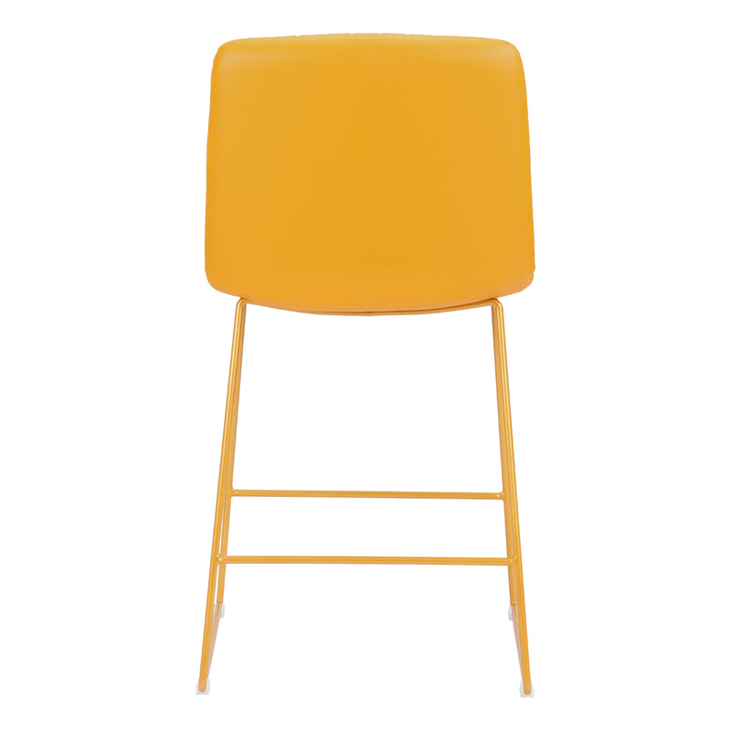 Zuo Mode 109480 Counter Stool - Yellow IMAGE 4