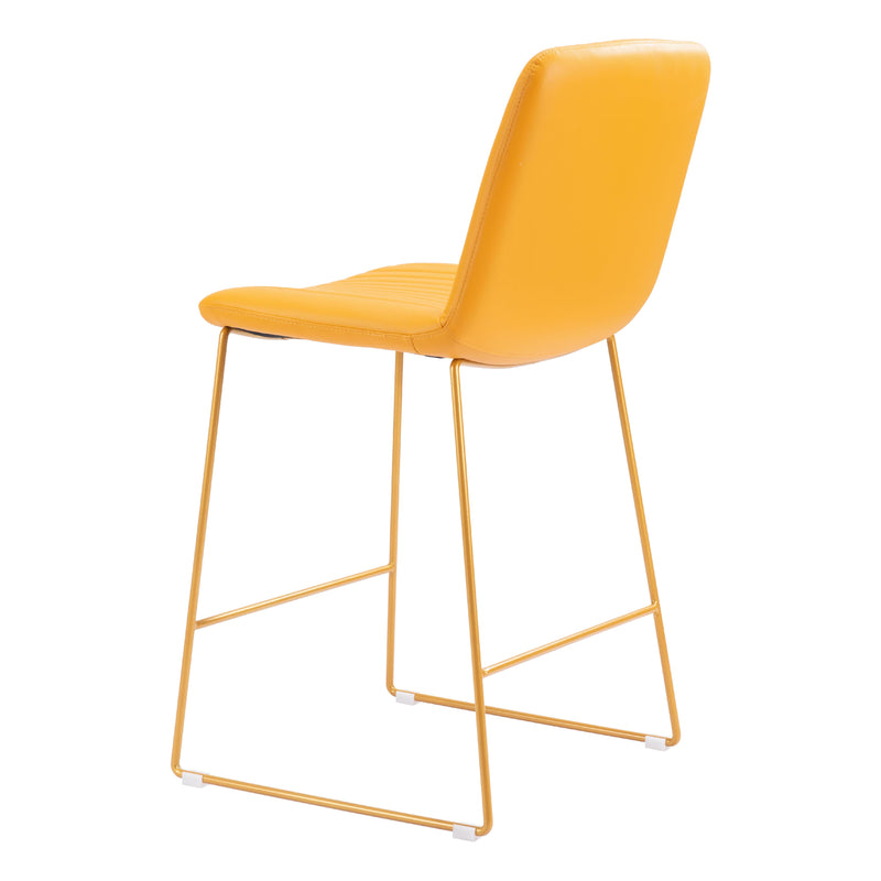 Zuo Mode 109480 Counter Stool - Yellow IMAGE 5