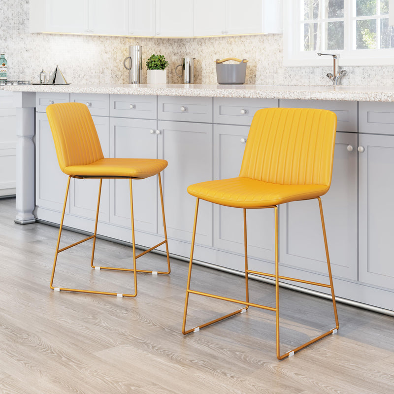 Zuo Mode 109480 Counter Stool - Yellow IMAGE 7