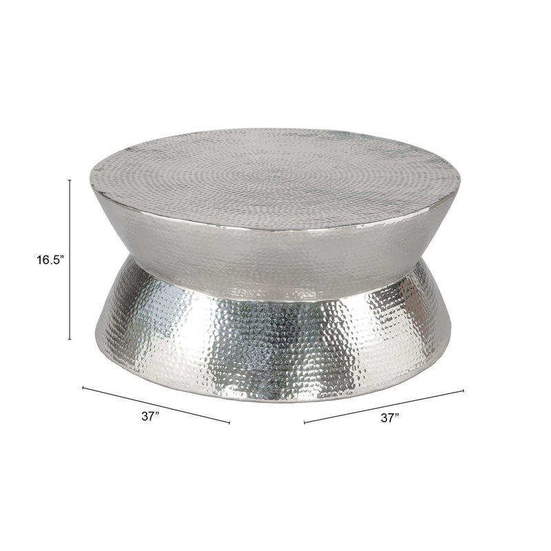 Zuo Madryn 109751 Coffee Table - Silver IMAGE 9