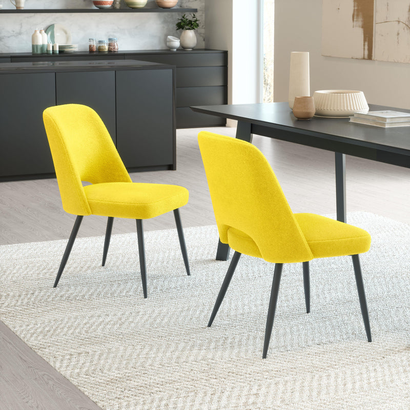 Zuo Teddy 109330 Dining Chair - Yellow IMAGE 10