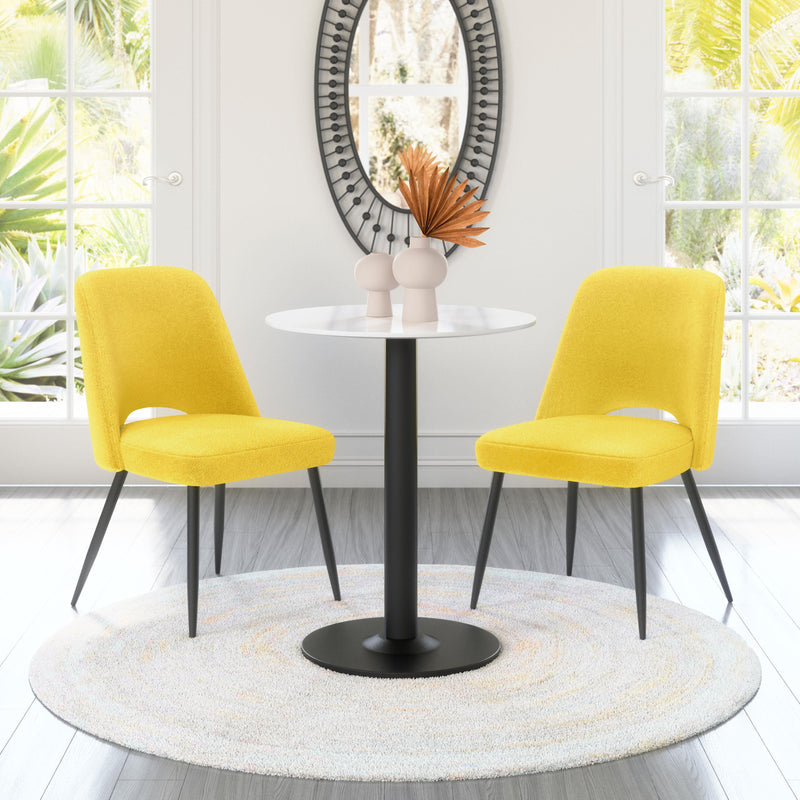 Zuo Teddy 109330 Dining Chair - Yellow IMAGE 11