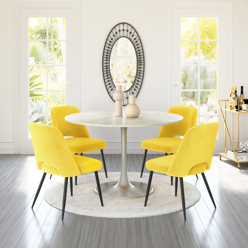 Zuo Teddy 109330 Dining Chair - Yellow IMAGE 12