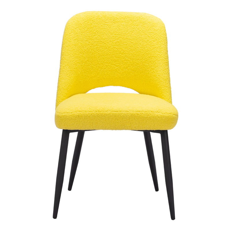 Zuo Teddy 109330 Dining Chair - Yellow IMAGE 3