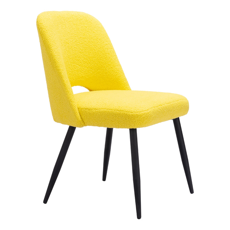 Zuo Teddy 109330 Dining Chair - Yellow IMAGE 6