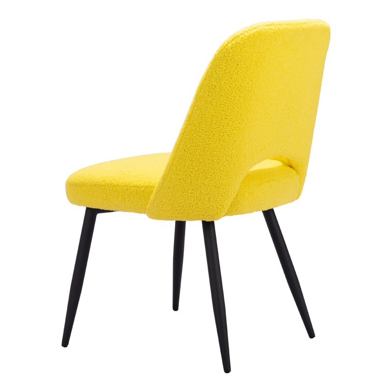 Zuo Teddy 109330 Dining Chair - Yellow IMAGE 7