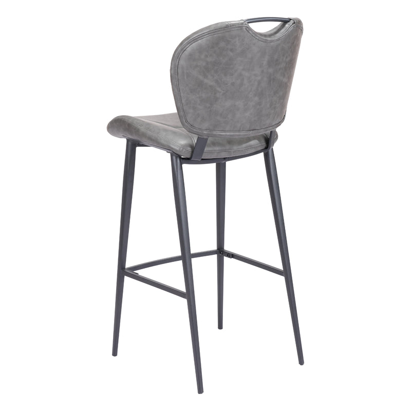Zuo Terrence 109340 Barstool - Vintage Grey IMAGE 5