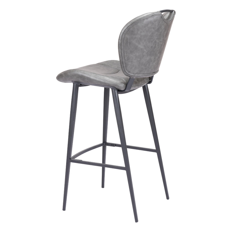 Zuo Terrence 109340 Barstool - Vintage Grey IMAGE 7