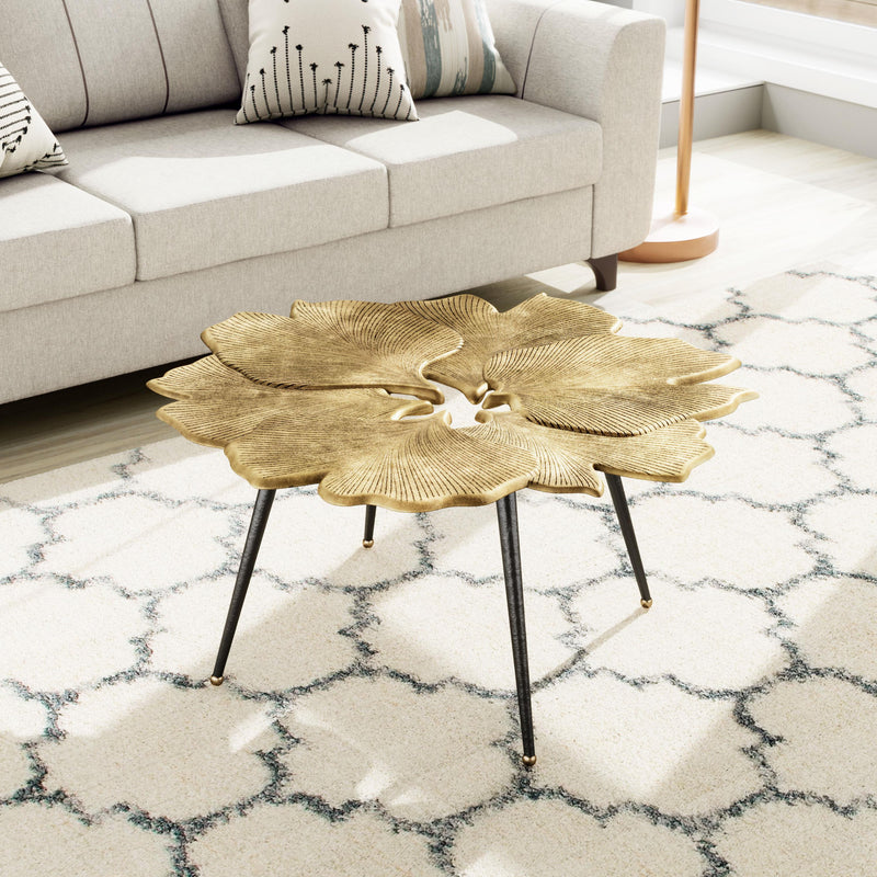 Zuo Gingko 109463 Coffee Table - Antique Brass IMAGE 8