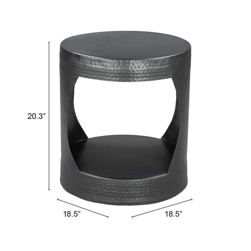 Zuo Nuuk 109757 Side Table - Black IMAGE 8