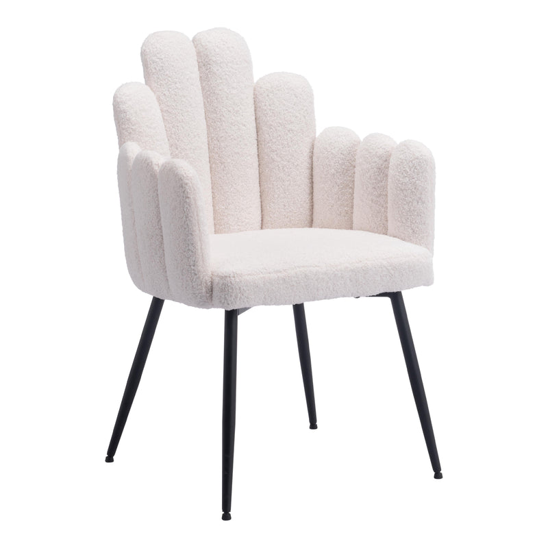 Zuo Noosa 109657 Dining Chair - Ivory IMAGE 1