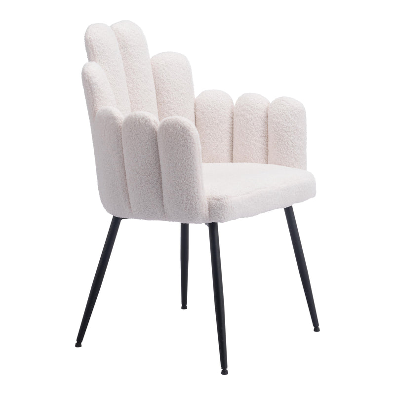 Zuo Noosa 109657 Dining Chair - Ivory IMAGE 6