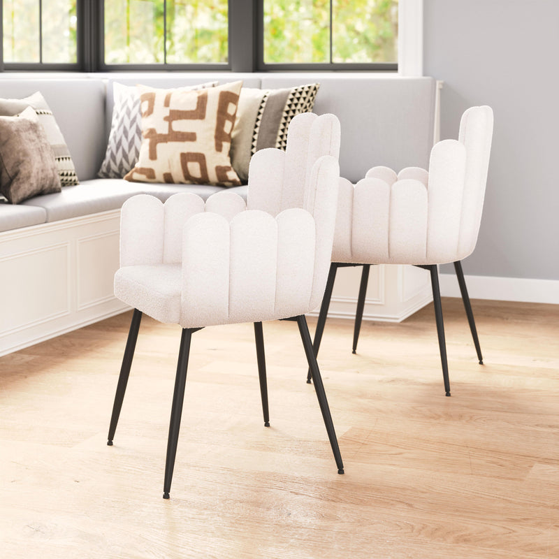 Zuo Noosa 109657 Dining Chair - Ivory IMAGE 8