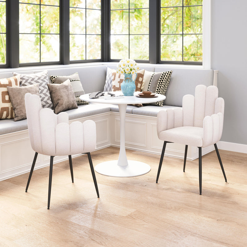 Zuo Noosa 109657 Dining Chair - Ivory IMAGE 9