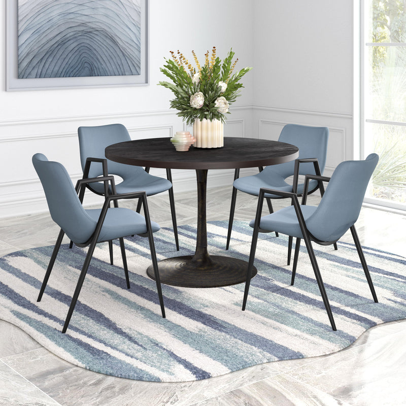 Zuo Desi 109536 Dining Chair - Azure Grey IMAGE 8