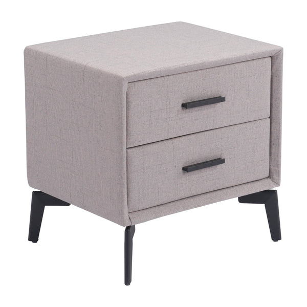 Zuo Halle 109623 Side Table - Grey IMAGE 1