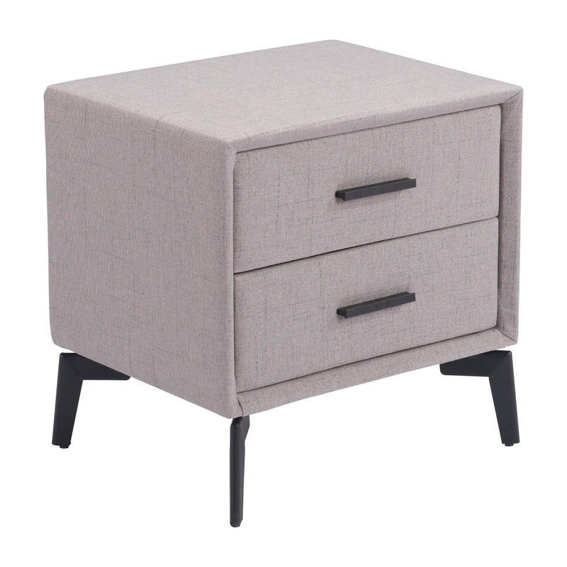 Zuo Halle 109623 Side Table - Grey IMAGE 1