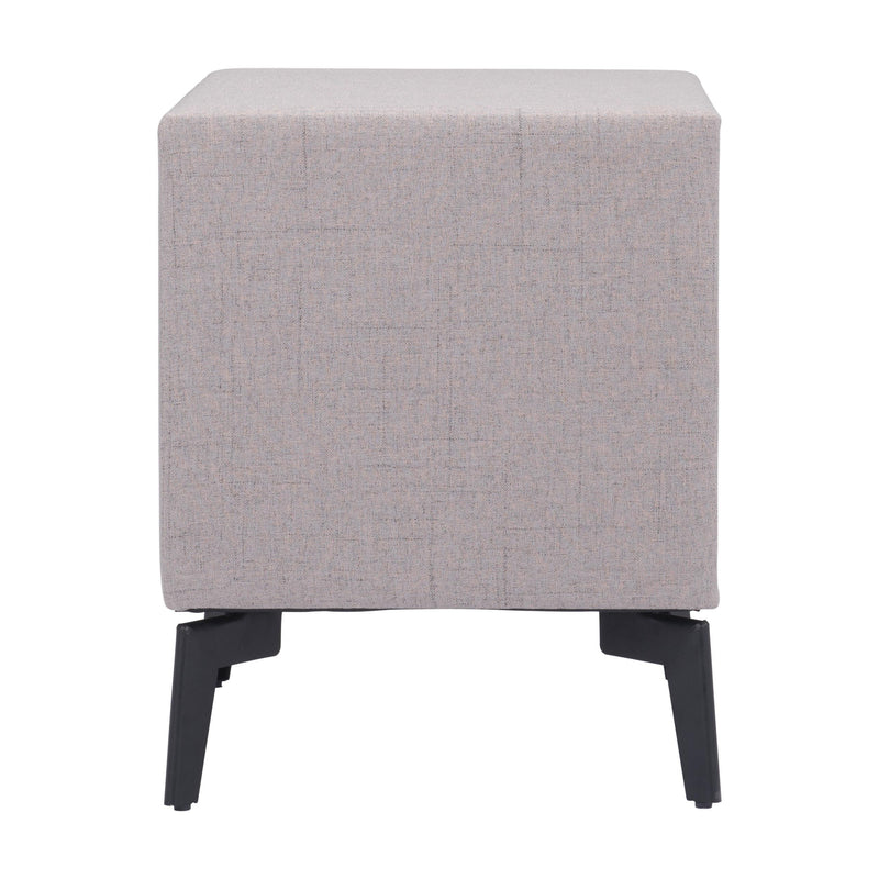 Zuo Halle 109623 Side Table - Grey IMAGE 2