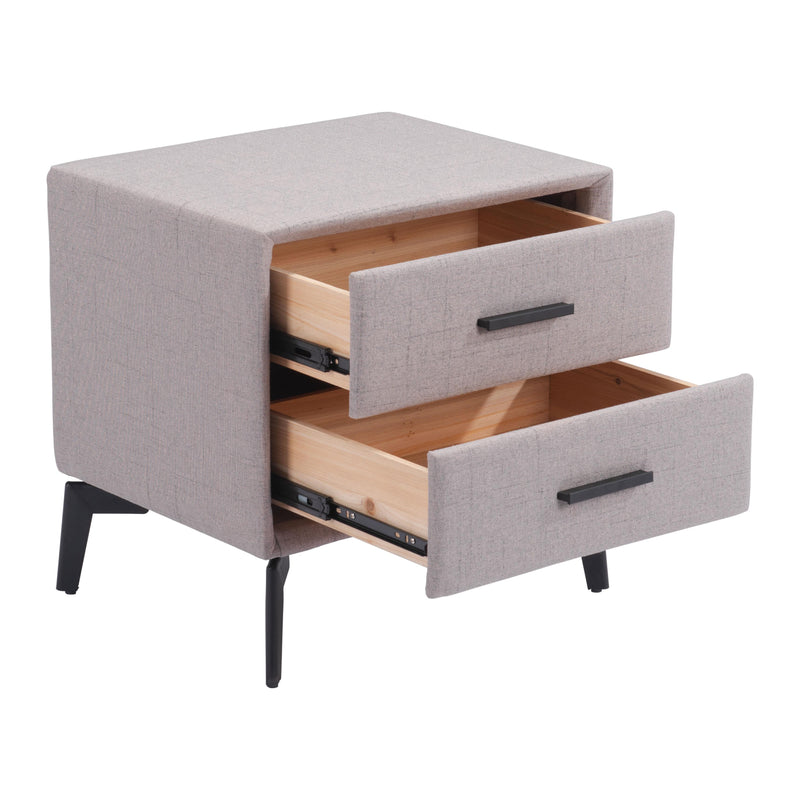 Zuo Halle 109623 Side Table - Grey IMAGE 6