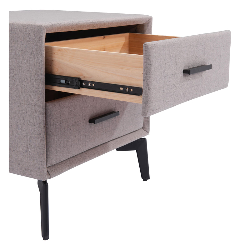 Zuo Halle 109623 Side Table - Grey IMAGE 8